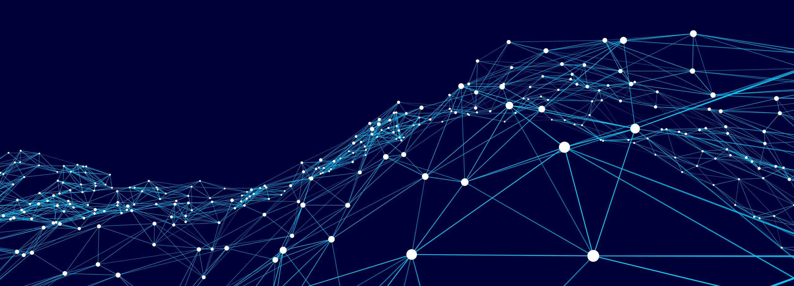 Abstract digital background of points and lines. Glowing black plexus. Big data. Network or connection. Abstract technology science background. 3d vector illustration.